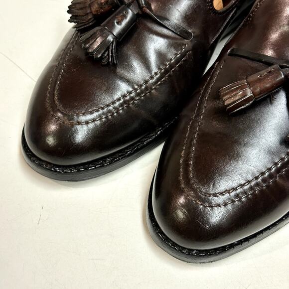 Alden Restoration x Brooks Brothers 772 Color 8 Shell Cordovan Tassel Loafer 8 D - Picture 8 of 12
